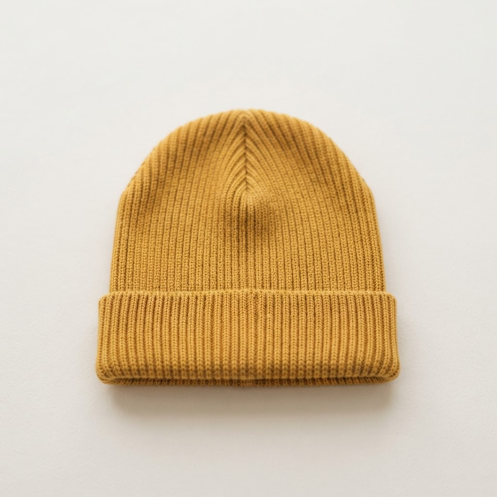 Ribbed Knit Beanie