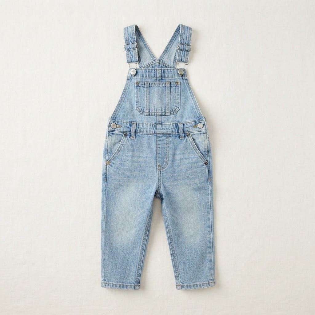 Denim Play Overalls