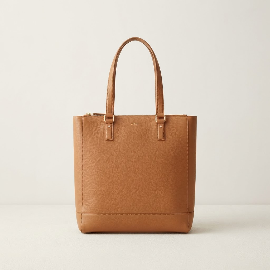 Structured Leather Tote