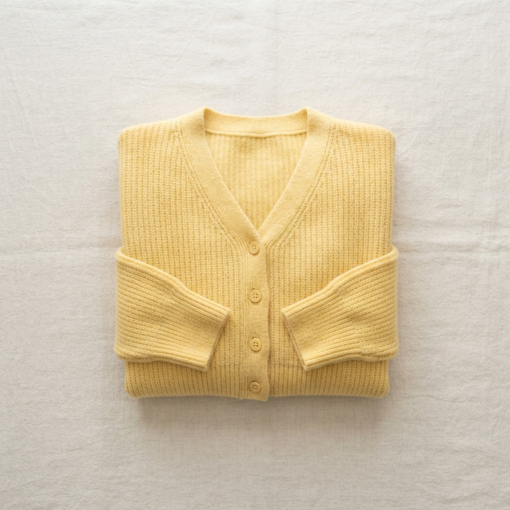 Cropped Button Cardigan