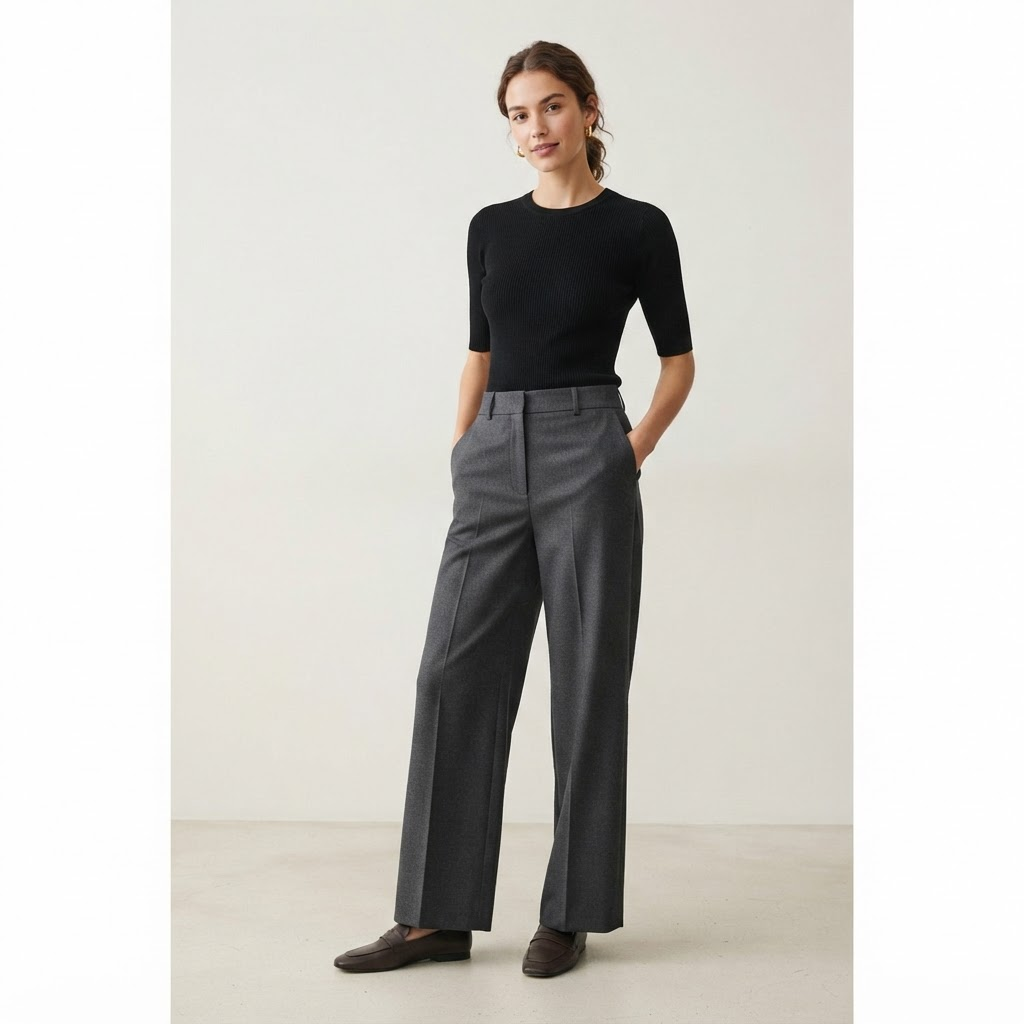 Wide-Leg Trousers