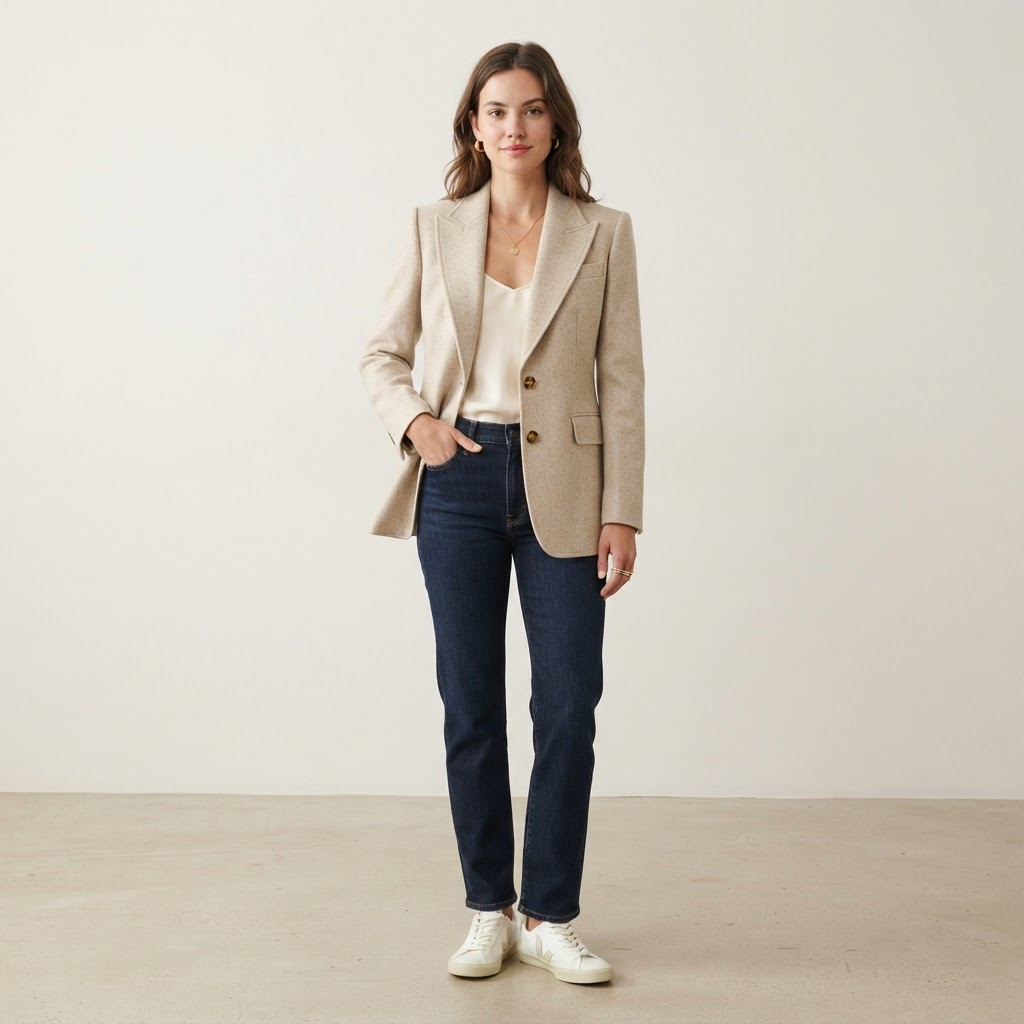 Tailored Wool Blazer